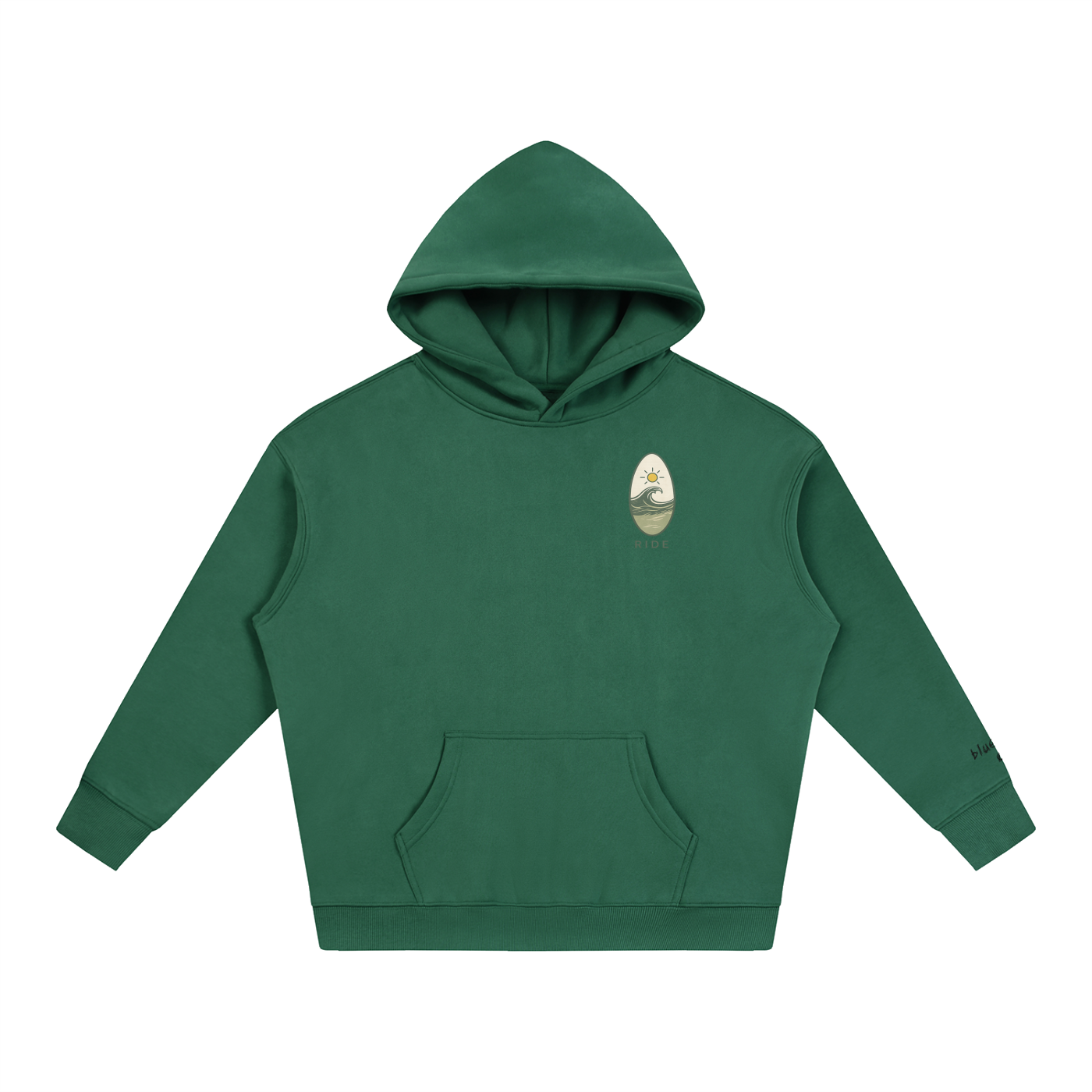 bluewater co. oversized fleeced hoodie