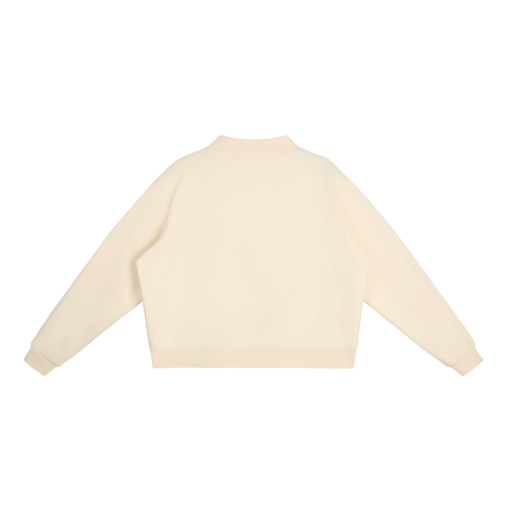America Fleece Mock-Neck Crew Sweatshirt