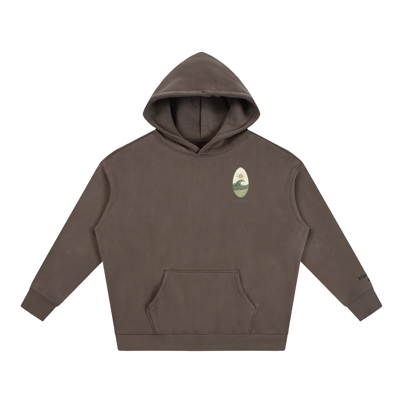 bluewater co. oversized fleeced hoodie