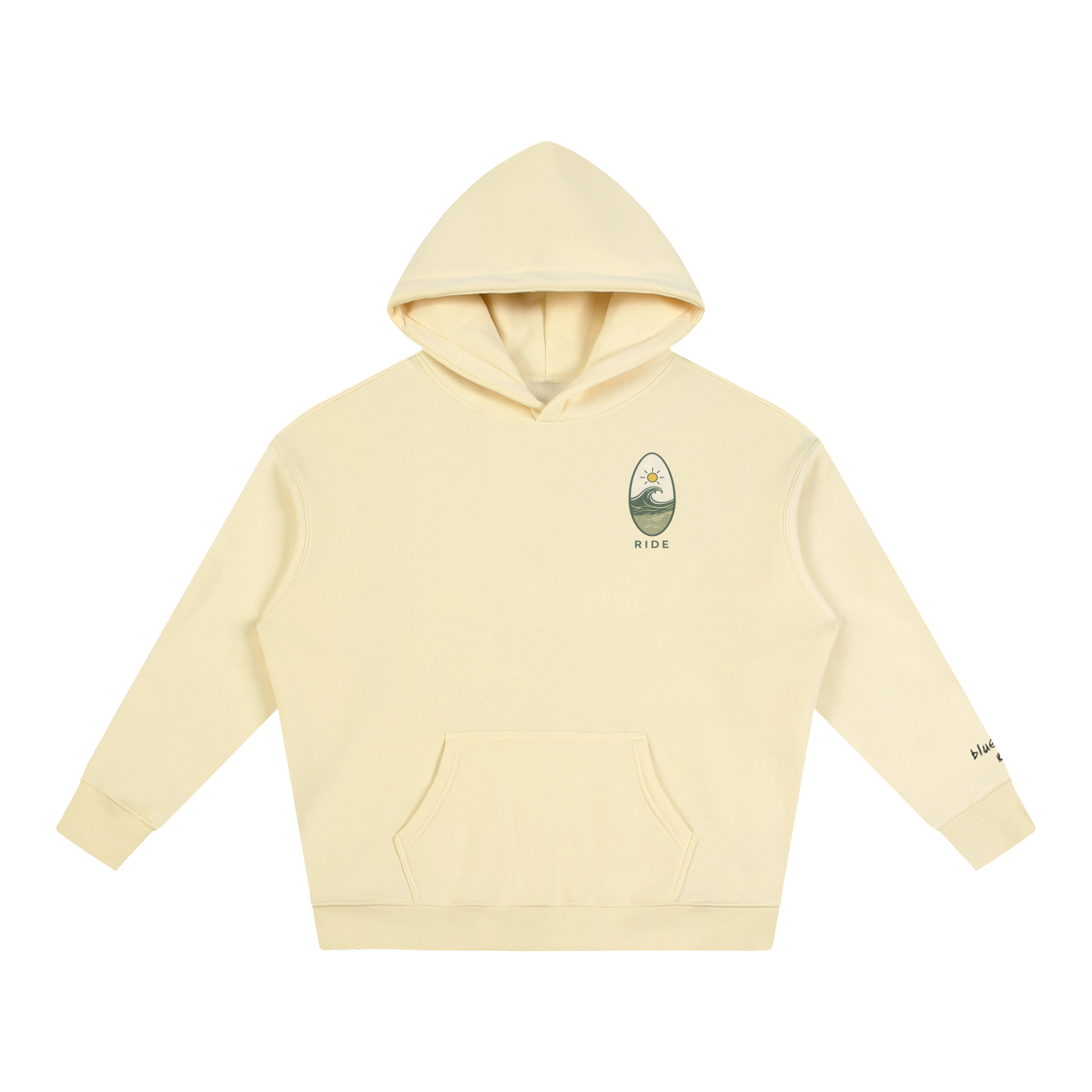 bluewater co. oversized fleeced hoodie
