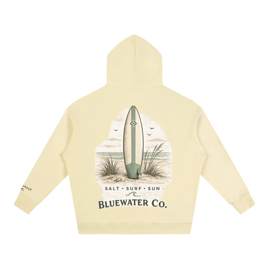 bluewater co. oversized fleeced hoodie