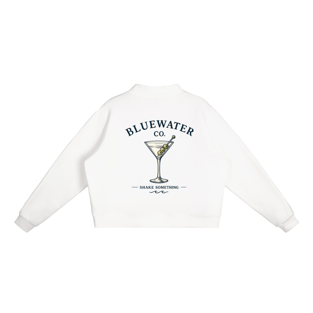 Shake Something  Mock-Neck Crew Sweatshirt