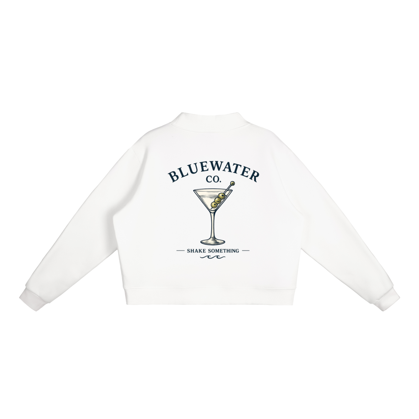 Shake Something  Mock-Neck Crew Sweatshirt