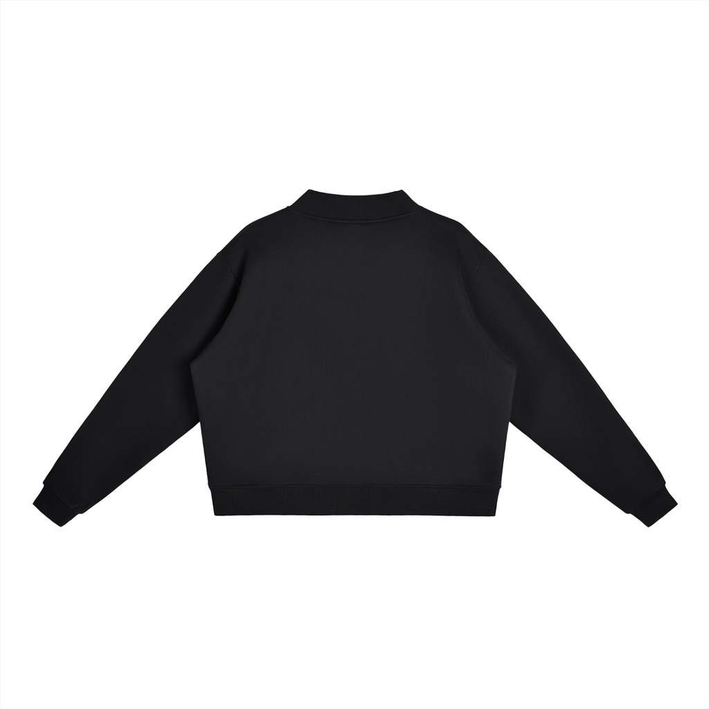 America Fleece Mock-Neck Crew Sweatshirt
