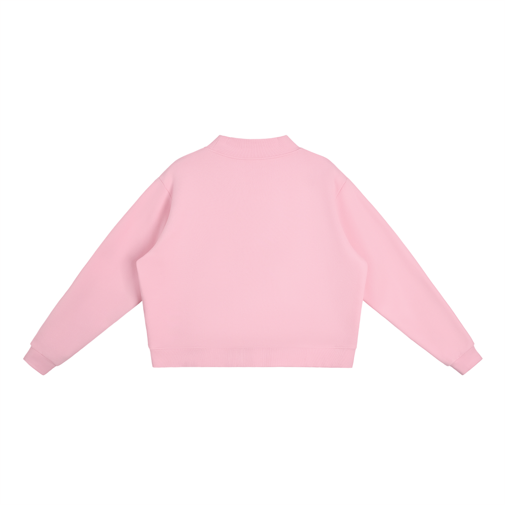America Fleece Mock-Neck Crew Sweatshirt