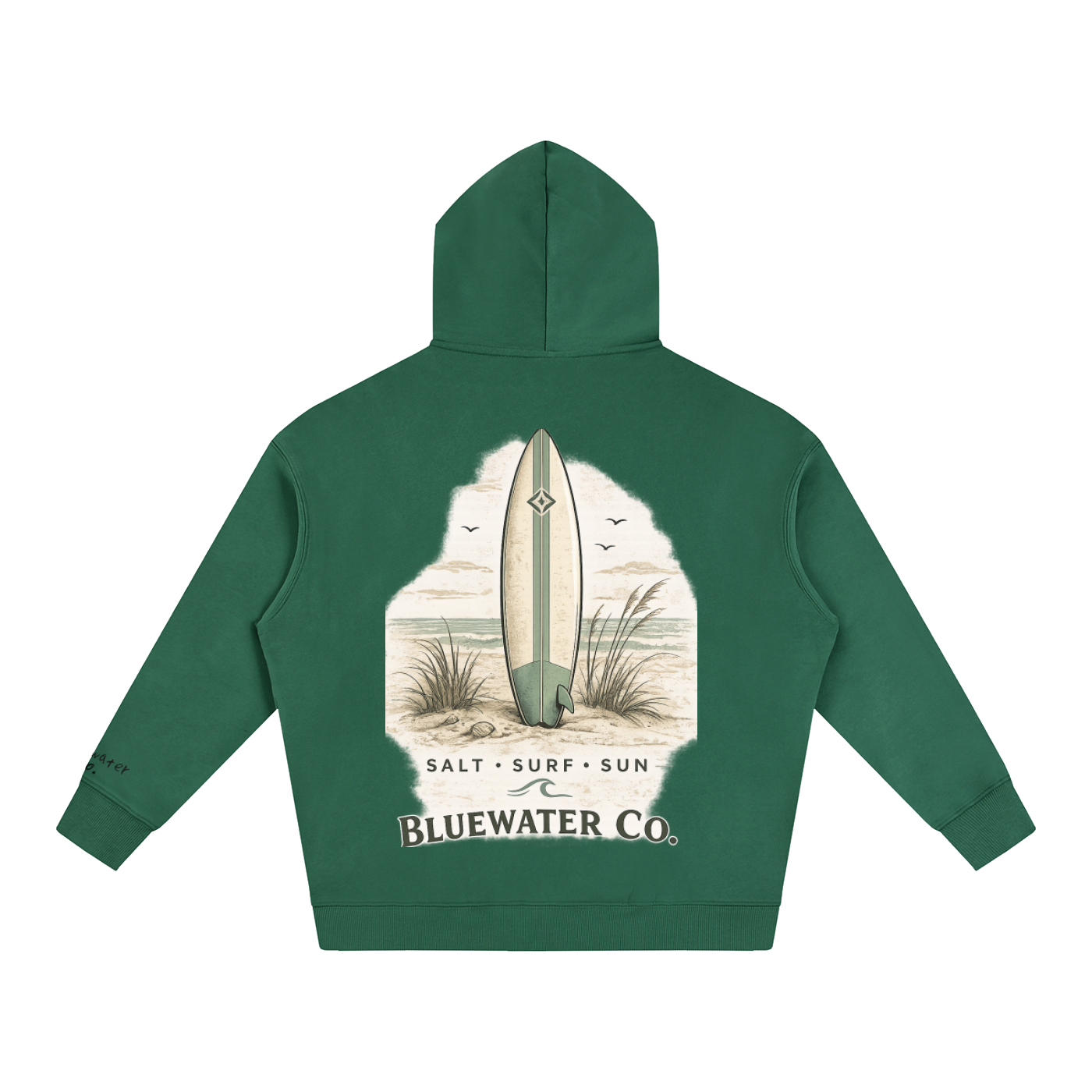bluewater co. oversized fleeced hoodie