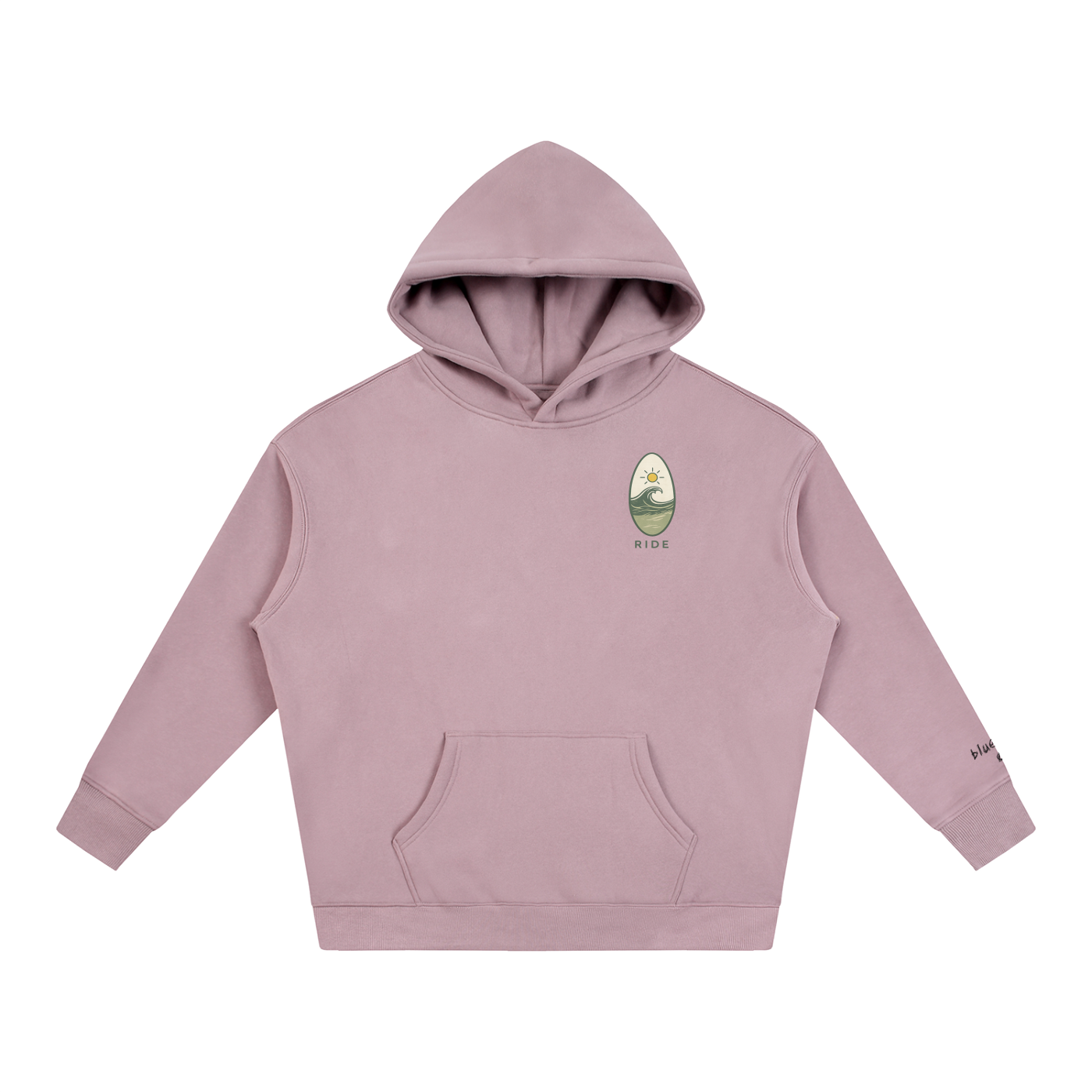 bluewater co. oversized fleeced hoodie