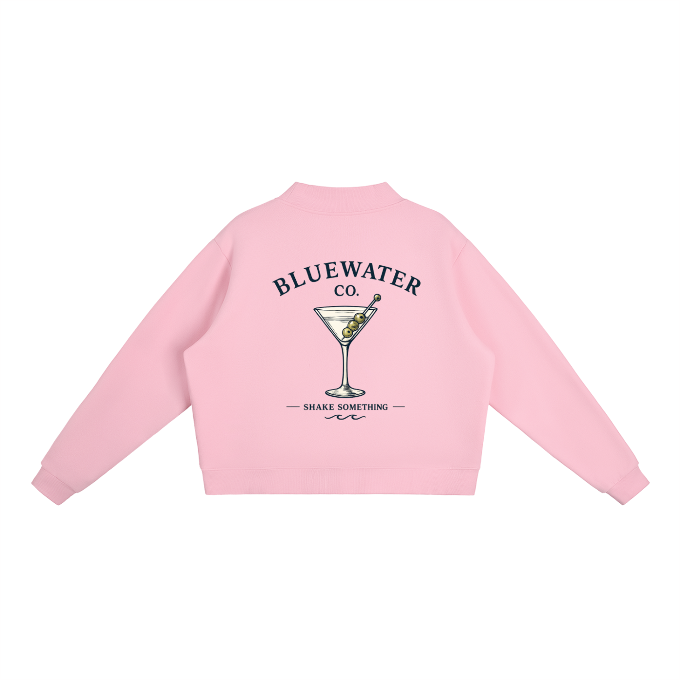 Shake Something  Mock-Neck Crew Sweatshirt