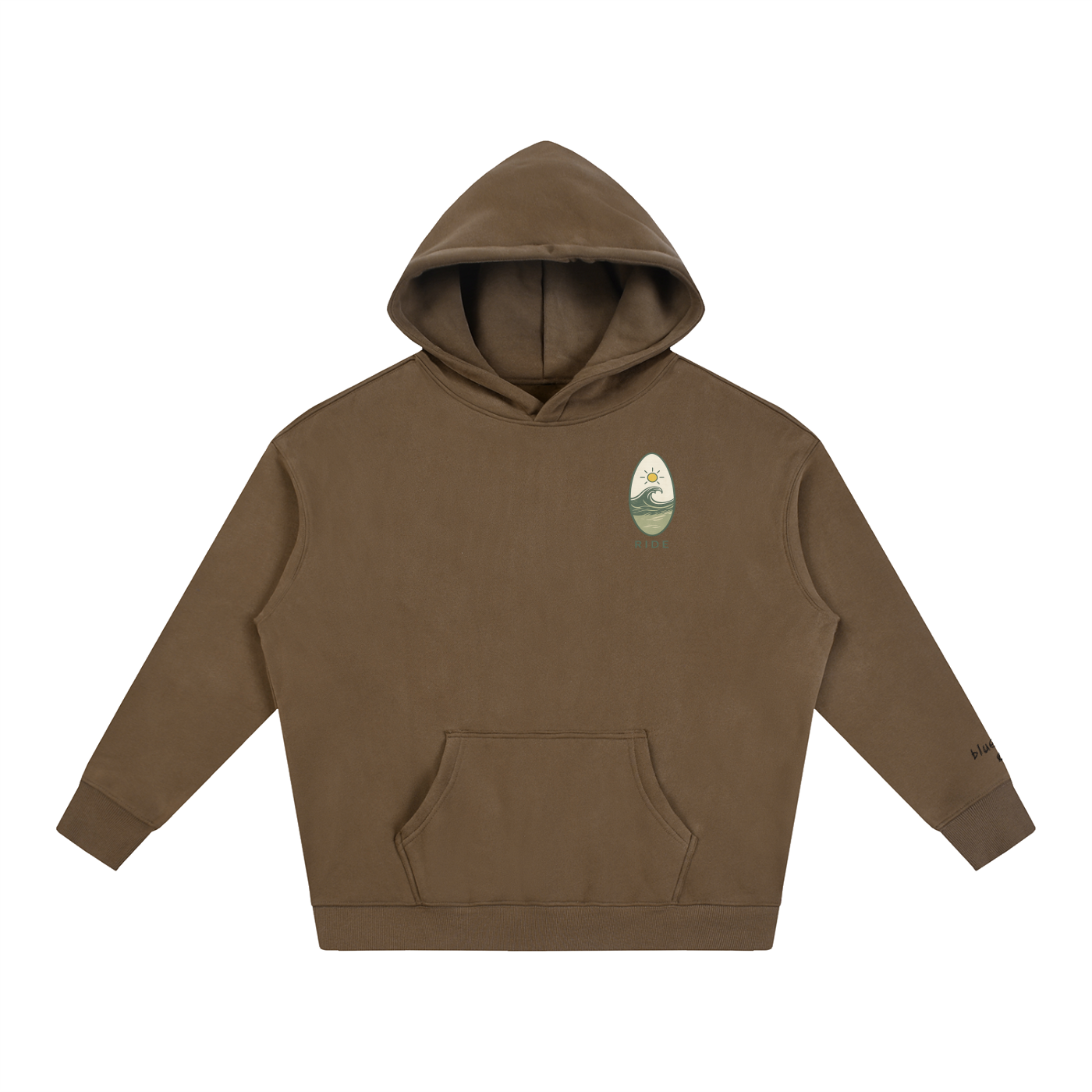 bluewater co. oversized fleeced hoodie