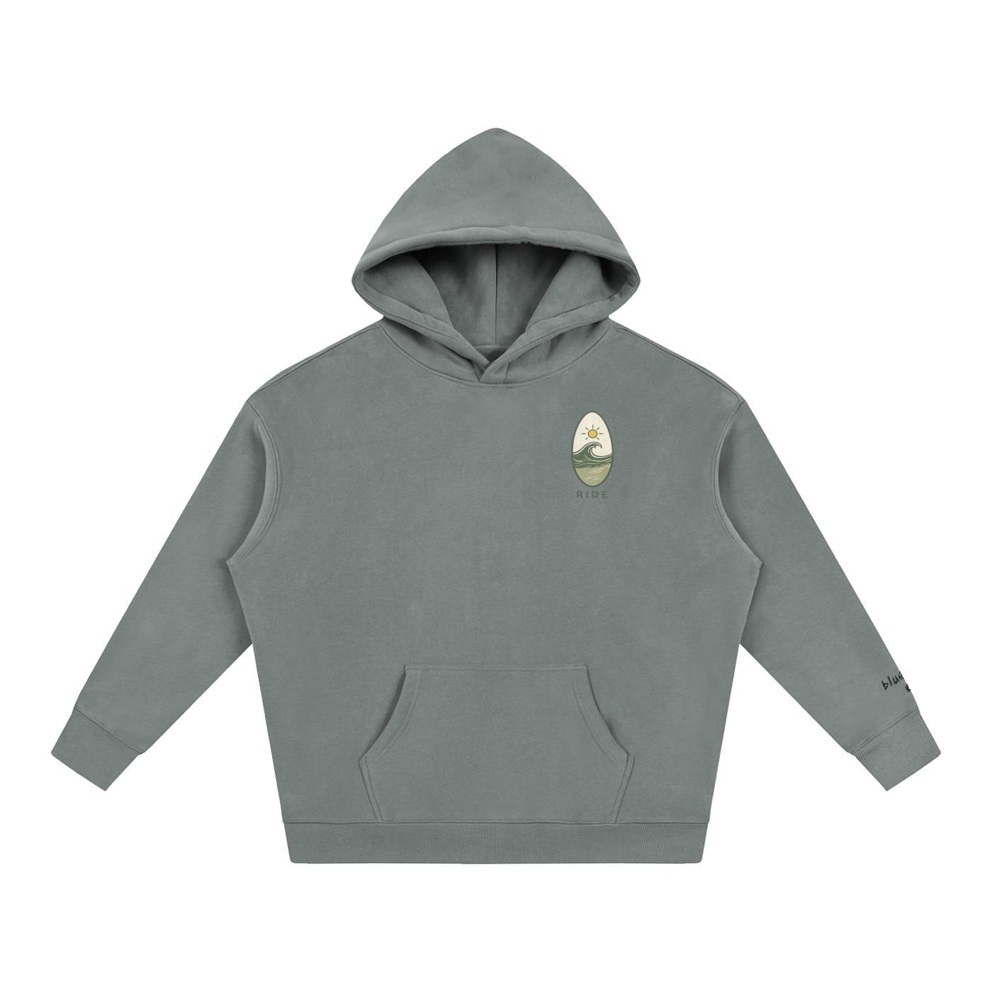 bluewater co. oversized fleeced hoodie