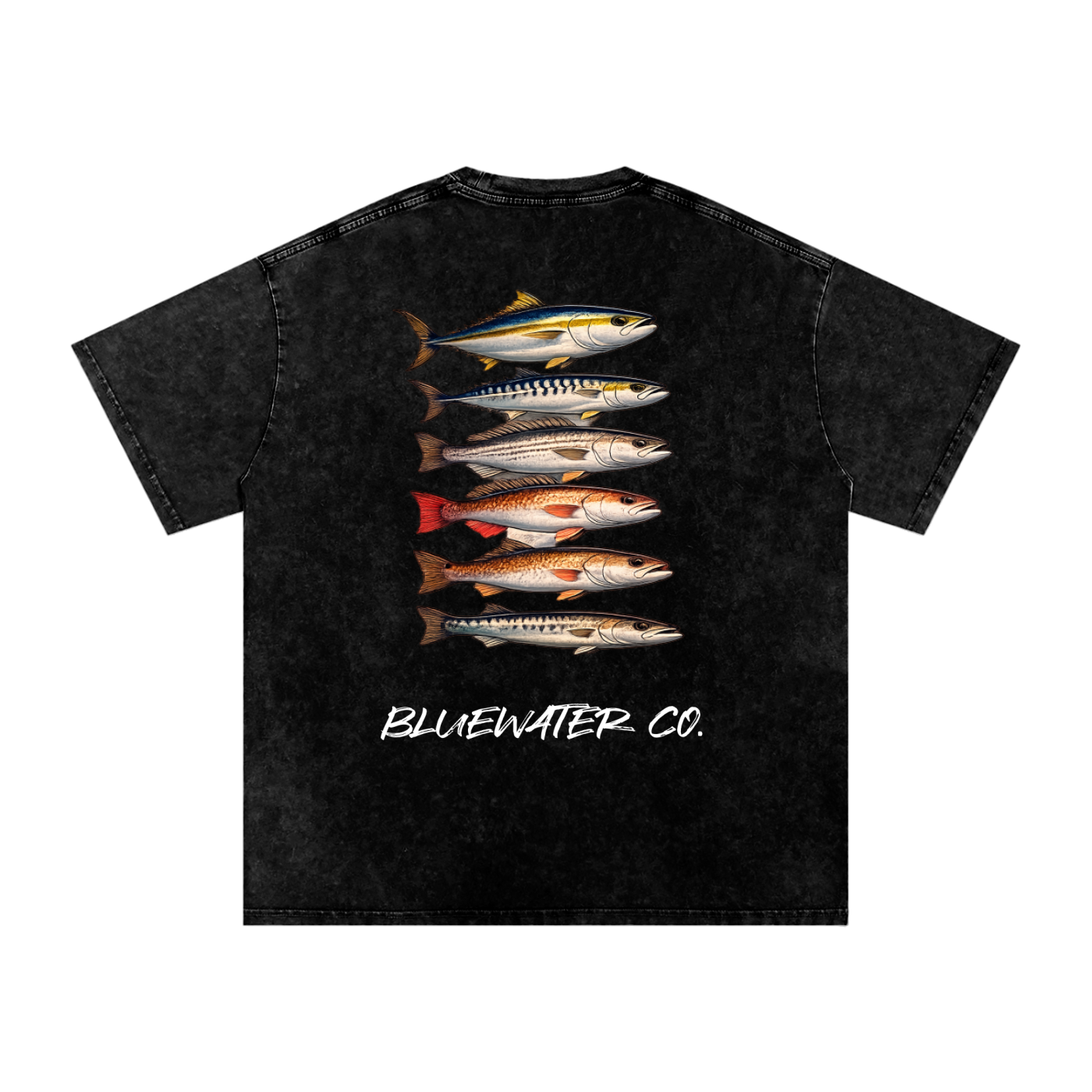 Fish Washed Oversized Cotton T-Shirt