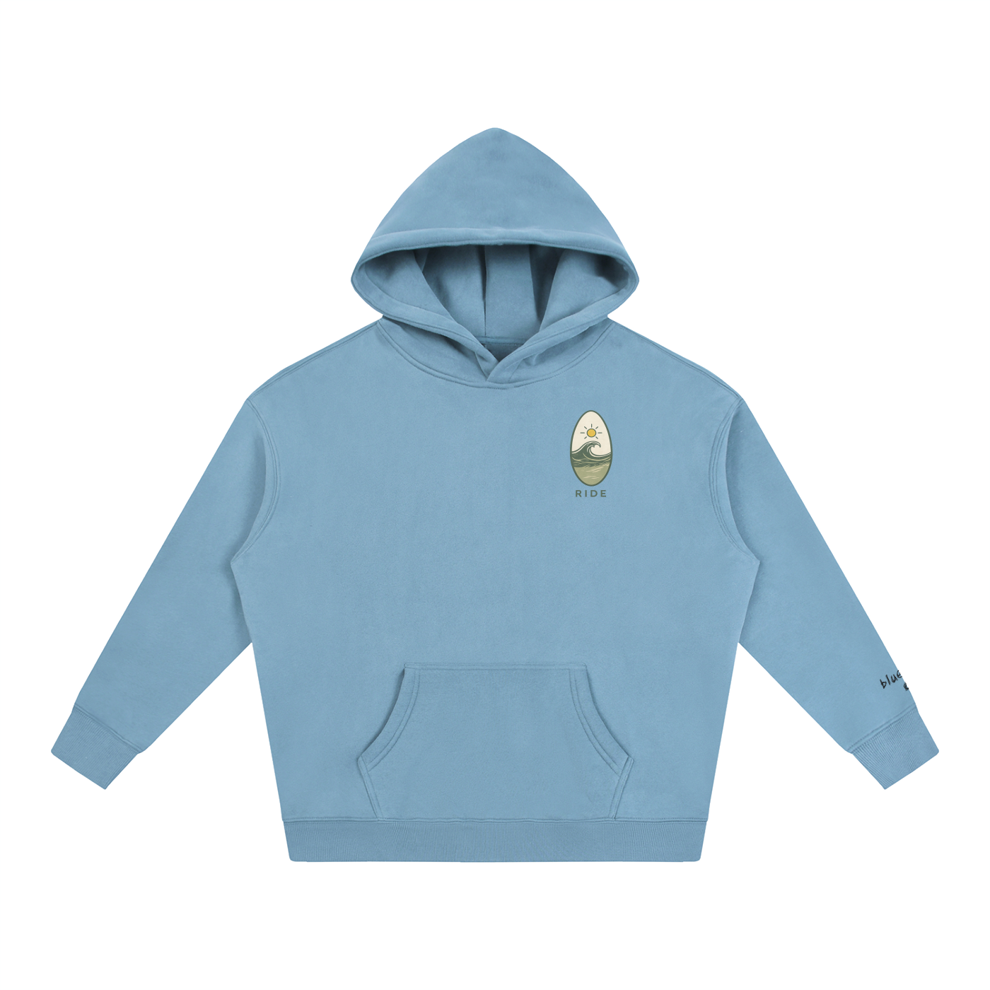 bluewater co. oversized fleeced hoodie