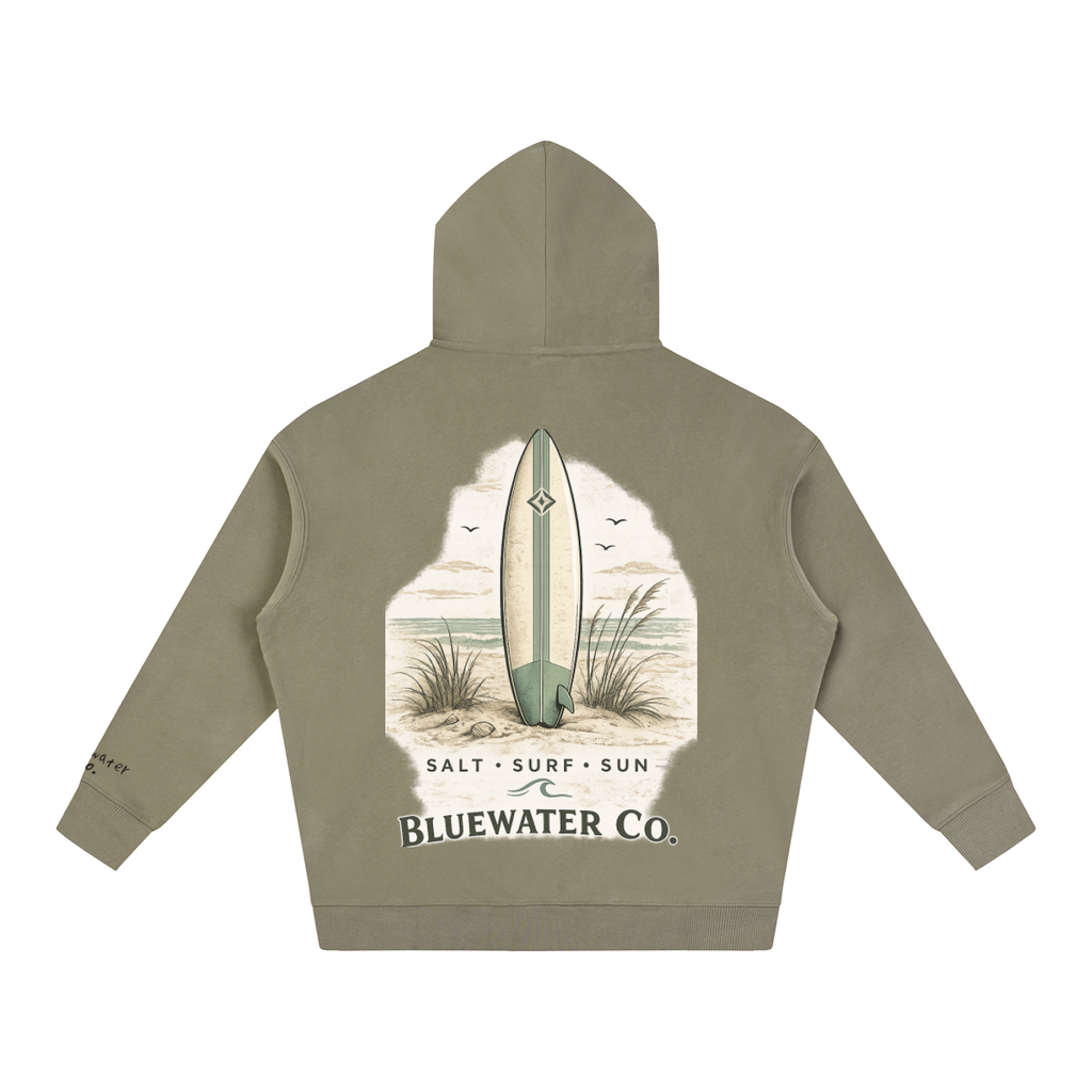 bluewater co. oversized fleeced hoodie