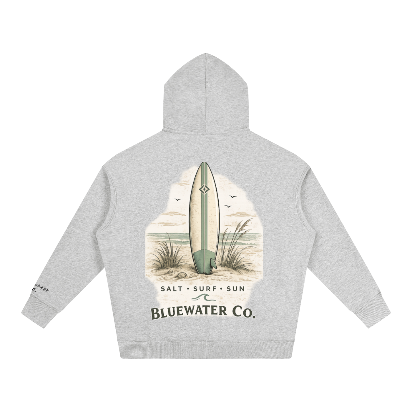 bluewater co. oversized fleeced hoodie