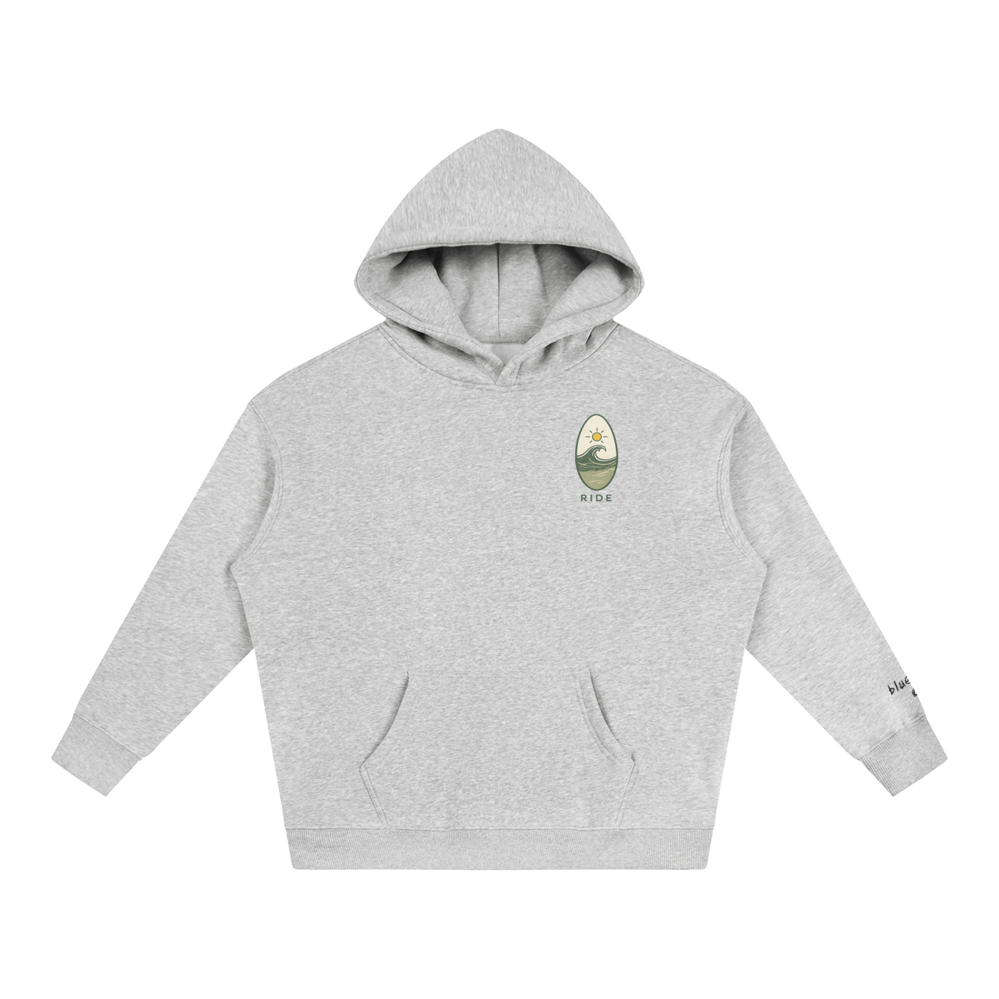 bluewater co. oversized fleeced hoodie