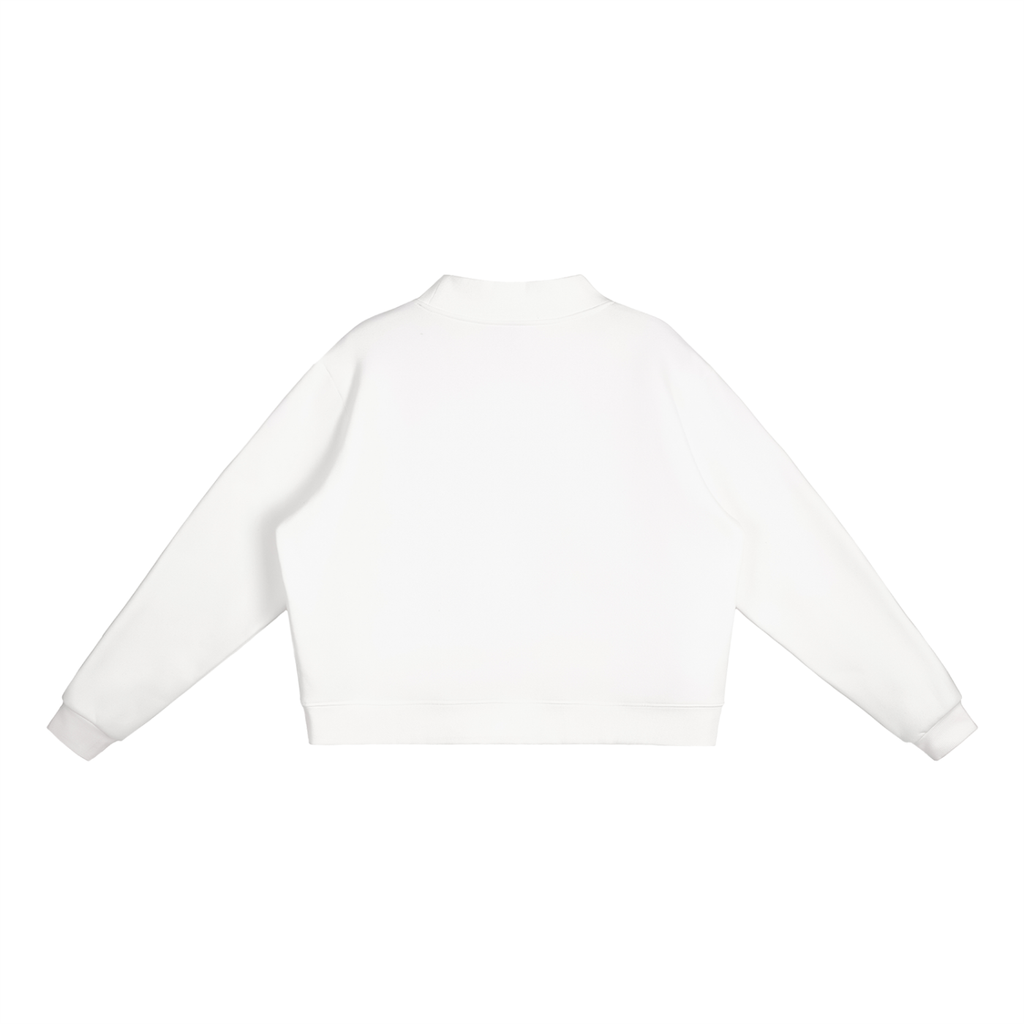 America Fleece Mock-Neck Crew Sweatshirt