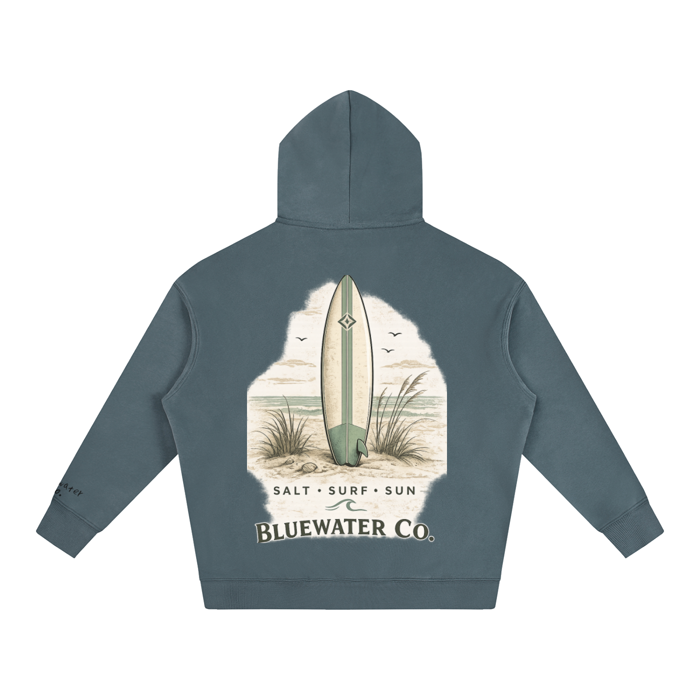 bluewater co. oversized fleeced hoodie
