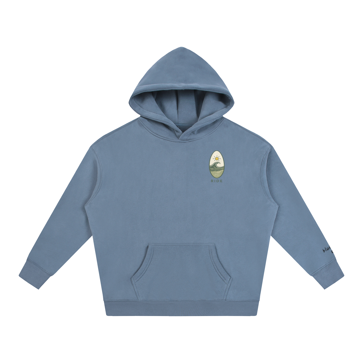 bluewater co. oversized fleeced hoodie